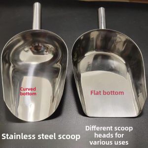 FEIZHUXIANSEN | Stainless Steel Ice Scoop Thickened Commercial Multi-purpose Flat Shovel