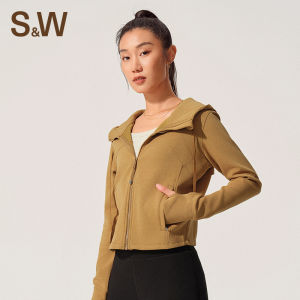 S&W | Womens Hooded Zip Short Sports Jacket