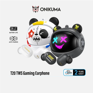 Onikuma T20 Tws Gaming Earbuds Wireless Headphone Support Bluetooth 5.3 Compatible with Android/Ios System Etc