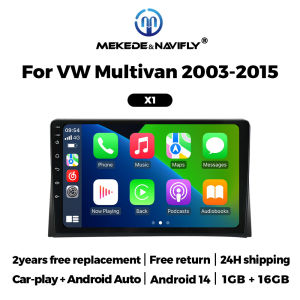 IPS touch screen 9 inch Car Radio For Volkswagen Multivan T5 2003 - 2015 Wireless Carplay Multimedia Player Navigation Autoradio