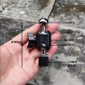 Universal 360 Degree Rotating Phone Holder Clip-On Camera Bracket Pea Pod Tripod Accessory Durable ABS Plastic Metal Clamp