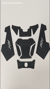 High Quality Honda ADV 160 Tank Pad Rubber Protector Premium Embossed Thick Body Accessory