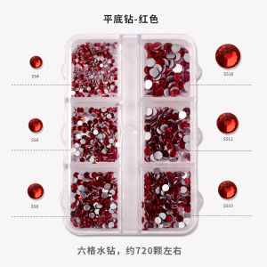 Nail Art Flats Diamond Ornament White Mirror Rhinestone Internet Hot Square Fancy Shape Diamonds Classy Nail Accessories