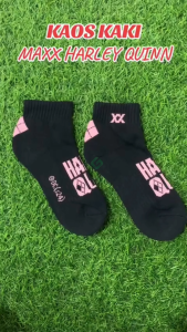 Kaos Kaki Maxx Joker Katun Tebal / Kaos Kaki Badminton Padel Tennis / Kaos Kaki Maxx Harley Quinn