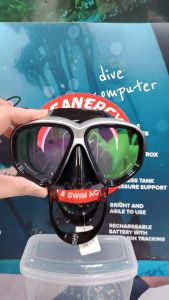Aropec CD05MR Diving Mask with Mirrored Lens for Scuba Diving Snorkeling Free Diving Seanergy Scuba