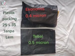 ( Ekonomis ) Plastik 25 x 35 ekonomis / Plastik packing 25 x 35 HD tanpa plong / plastik sampah ekonomis / plastik hitam/ plastik packing hitam / polybag