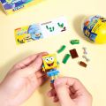 SpongeBob SquarePants Twisted Egg Blind Box Assembly Building Blocks Crab Boss's Big Star Doll Handmade Ornament Children's Toys. 