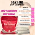 Authentic Habibi Babad soap Skin Essentials 3 bar in 1 pack, Benifits whitening, removes body odor, moisturizing, remove dark spots, remove pimples and acne, anti aging, dark under arms and knee, whitens skin Discoloration, Best seller. 