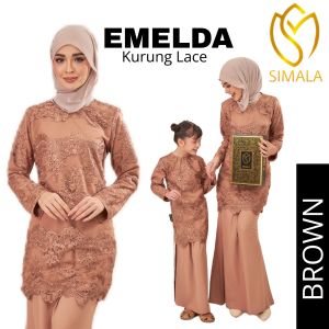 (RAYA 2025) Emelda Kurung LACE Raya Kenduri Sedondon IBU ANAK DOMAIN STORE