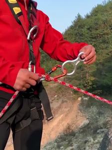 Xinda | Dụng Cụ Hãm Tốc Độ Leo Núi XINDA 8 Hình Dạng Chữ T Bằng Nhôm Thiết Bị Hãm Trượt 35KN 8 Vòng Dùng Cho Thiết Bị Leo Núi Xuống Dốc