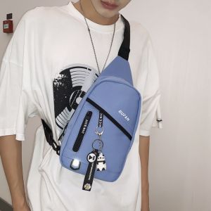 OUDENGPAI | Womens Large Capacity Canvas Crossbody Bag Casual Waterproof Outdoor Functional Style Single Shoulder Sling Backpack