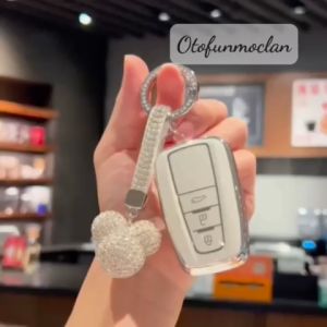 Bao Chìa Khóa Toyota CrossCorolaCamry Loại 3 Nút Bấm Chất Liệu TPU Chống Xước Bảo Vệ Chìa Khóa