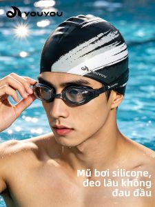 youyou | Mũ Bơi Đào Tạo Chống Ma Sát Bảo Vệ Tai Dành Cho Tóc Dài Kích Thước Extra Large