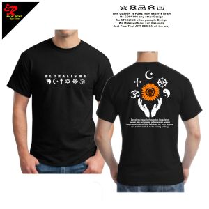 Kaos Pluralisme Toleransi Demokrasi Rakyat Lengan Pendek