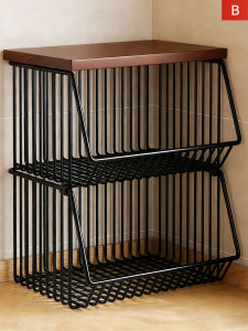 Multi-tier Stackable Storage Rack