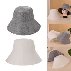 1/3PCS Felt Sauna Hat Bath Anti Heat Thicken Felt Shower Cap Head Protection Water Absorption Portable Shower Cap Quickly Drying