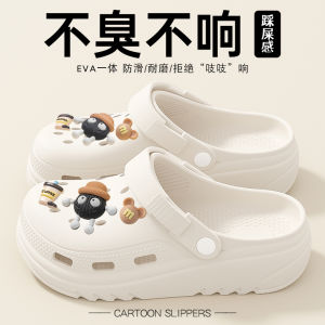 รองเท้าแตะพื้นนุ่มกันลื่นกันกลิ่นสำหรับใส่ในห้องผ่าตัด รองเท้าแตะแบบสวมสำหรับผู้หญิงในฤดูร้อน รองเท้าแตะพื้นยาง EVA แบบสวมสบาย