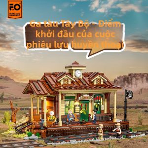 Funwhole | Mô Hình Khối Xây Dựng Có Đèn West Series
