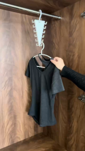 ✅2026 NEW✅JOMO V Shape Double Side Clothes Hanger 12 Hooks 360 Rotatable Space Saving Wardrobe Organizer