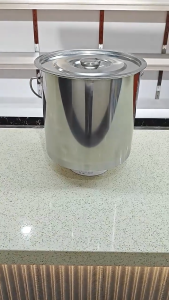 Stainless Steel Rice Dispenser 25kilos  Insect-proof Rice Bucket Food Storage Box Large Capacity Grain Organizer Airtight Rice Storage Box