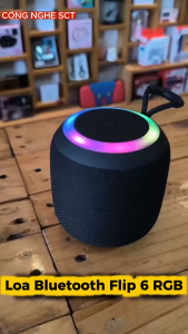 Loa Bluetooth Flip6 RGB Sản Xuất 2025 - Âm Thanh Chất Lượng Cao Nghe Nhạc Học Tập Làm Việc Giải Trí Đều Phù Hợp