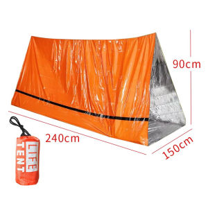 1PC Outdoor Emergency Tent Portable First Aid Camping Cold Sleeping Bag Thermal Insulation Blanket Mountain Camping