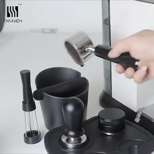 ⭐️【Local warehouse+COD】⭐Coffee Knock Box Coffee Grounds Container Espresso Grounds Bin Knock Box Barista Coffee Grind Bin Knock Out Box with Removable Metal Knock Bar & Non-Slip Base Coffee Machine Accessories Random color