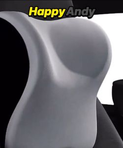 หมอนอิงหลังและรองคอ หมอนติดรถยนต์หรือเก้าอี้ ออฟฟิศ ทำให้หนาขึ้นไม่ปวดหลังมากจนเกินไป Car