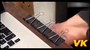 (12 PCS) Binder Paper Clip Clamp Black Metal Heavy Duty School Office Supplies Carry Go Stationery