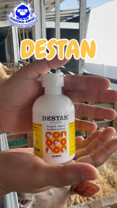 DESTAN 100ml Desinfektan anti virus Bakteri steril kandang tempat pakan minum peternak ayam kambing