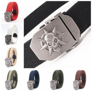 Belts For Man 3d Skull Jeans Tactical Belts Designer Belts Fashion Belts Man Belt Buckle Military Apparel Accessories Mens Belt