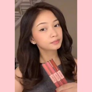 PINKFLASH DoubleSense 2 IN 1 Dual-ended Lipstick ombrelips Liquid Matte lipstik Velvet Tint Lightweight High Pigment Lasting