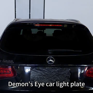 Car dynamic Demon Eye Expression Car Sticker LED Display Truck Front and Rear Glass Lights