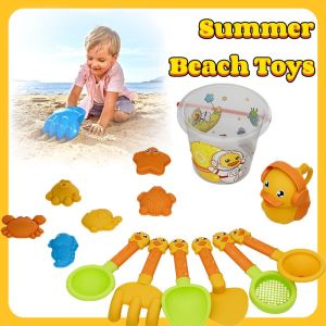 14 Pcs Beach Buckets Shovels Tools Increase Parent Child Interaction Sand Gadgets Set Beach Molds Set