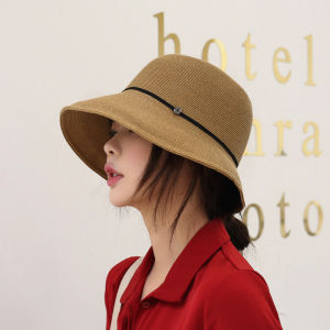 Mũ Rơm Đi Biển Có Thể Gập Lại UPF50+ Chống Nắng Thời Trang Đa Năng Cho Nữ Mùa Hè Xuân Du Lịch Bãi Biển