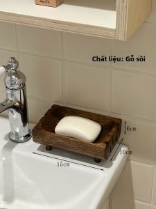 Đĩa Xà Phòng Gỗ Phong Cách Retro