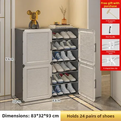 TIJU | Home Easy Narrow Shoe Rack