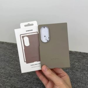 Samsung | Luxury PU Leather Kindsuit Case For Samsung Galaxy Z Fold 8 Fold8 Foldable Smartphone Full Wrap Anti‑Scratch Protective Cover