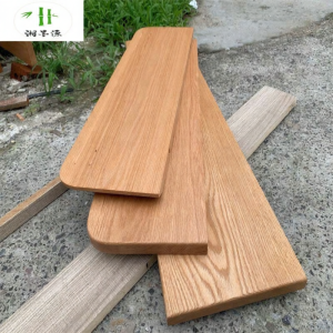 Red Oak Solid Wood Wall Shelf Decorative Recessed Storage