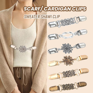 Digeo 1Pc New Fashion Shawl Brooch Sweater Blouse Pin Duck Clip Clasps Cardigan Clip