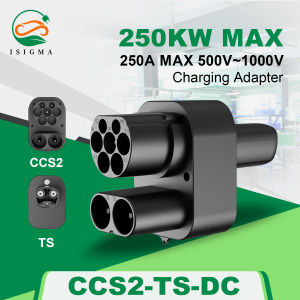 CCS2 to Tesla DC Adapter for Tesla Model 3/Y/X/S 250kW 250A Max CCS Combo 2 Fast Charging EV Charger Adapter