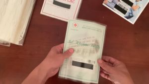 Combo bọc sổ A5 bằng PVC (Sổ tiêm chủng sổ khám bệnh sổ liên lạc cỡ A5)... Bao bì Hiếu