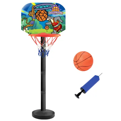 Bộ Khung Rổ Bóng Rổ Di Động Có Thể Điều Chỉnh Chiều Cao 31 Inch Dụng Cụ Tập Luyện Ngoài Trời Sân Sau An Toàn Vui Nhộn Dành Cho Trẻ Em Từ 6-12 Tuổi