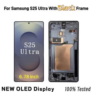 6.78" OLED S938 Display For Samsung Galaxy S25 Ultra 5G S938B S938U S938E LCD Touch Screen With Frame Digitizer Assembly Replace