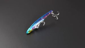 JIGGING PRO | Mồi Câu Giả Kim Loại JIGGINGPRO 43g Kiểu VIB Lưỡi Dao Lớn Thả Xa Có Móc Ba Ngạnh Mồi Cứng Nhân Tạo Dành Cho Cá Bass Cá Pike Biển Sông Hồ.