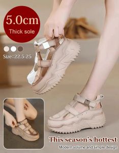 Womens summer heightening breathable casual shoes