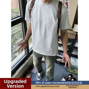 Cool Light Grey Dapper T-Shirt Slim