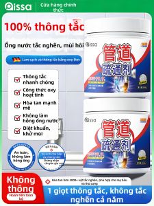 PISSA | Strong Clog Remover for Kitchen Sink Floor Drains Toilets