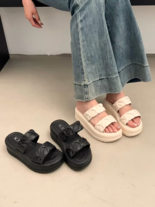 A Women Wedge Sandals Korean Styles For Women Thick Sole