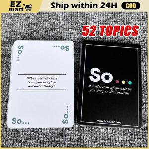 So Cards Game (Volume Two) Deep Conversation Starters Party Game– Question Card Game for Occasions